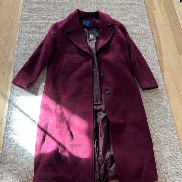 French Connection long wool coat - Picture 7 of 8